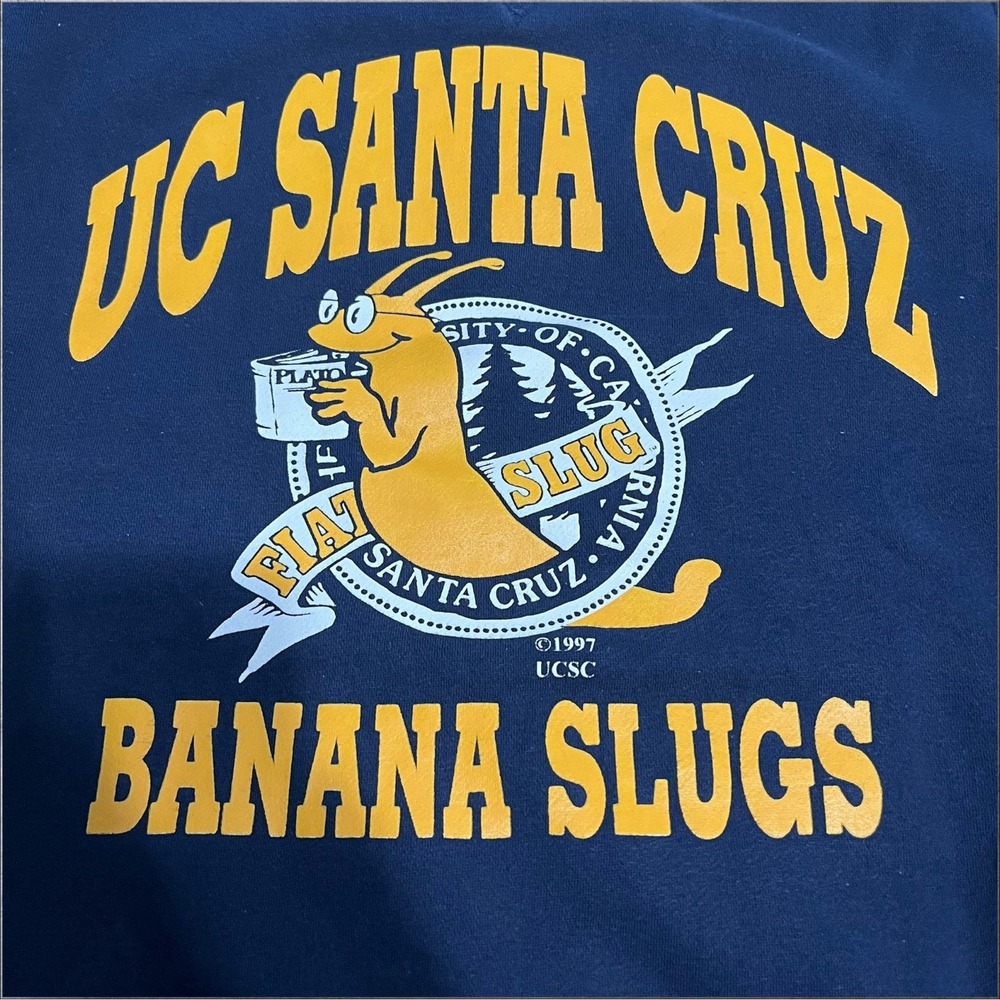 Vintage 1997‎ UC Santa Cruz Banana Slugs Crewneck Sweatshirt Small - Picture 3 of 5